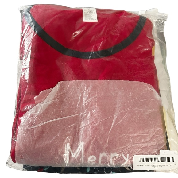 NWT MyFav | Reindeer 'Merry Christmas' Long-Sleeve Pajama Set - L - Picture 2 of 3